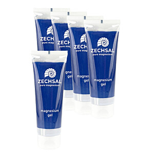 Zechsal magnesium gel 125 ml -  4 tubes + 1 gratis
