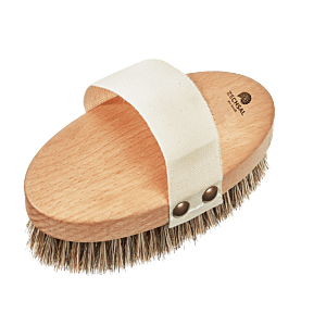 Zechsal dry brush. Opwekkende reiniging van de huid.