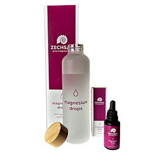 Zechsal geschenkdoos, met waterfles en 30 ml magnesium drops