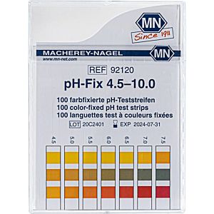 pH test strips, 100 stuks in handig doosje